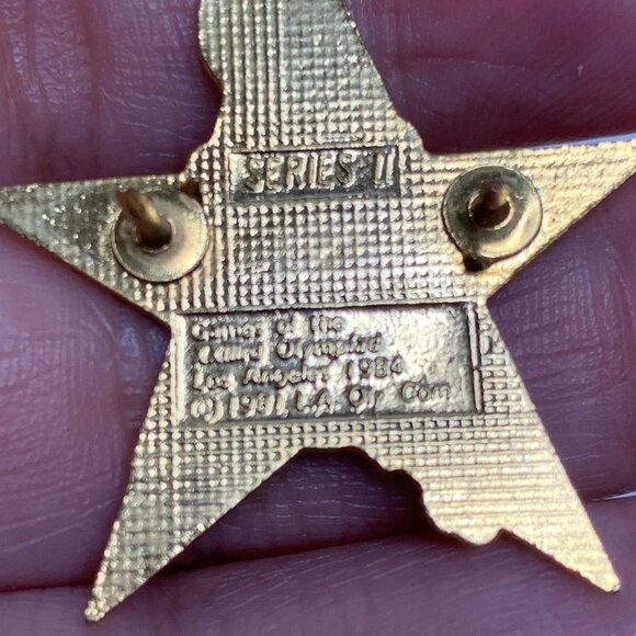 Sam the Eagle Tennis Star Lapel Pin Los Angeles Summer Olympic Games 1984 - Picture 6 of 6
